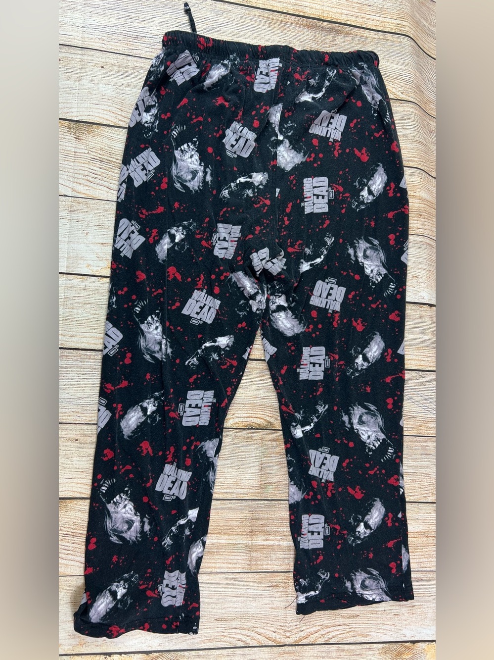 AMC The Walking Dead Zombie Pajama Lounge Sleep Pants Size Medium 2014 - Picture 2 of 9